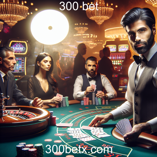 Explore o Mundo do Cassino ao Vivo na 300 Bet